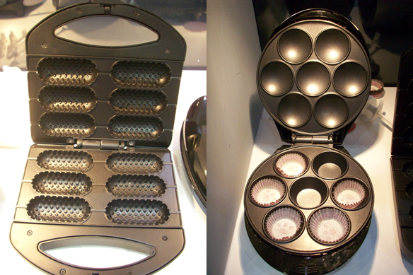 máquina de hot dog e cupcake